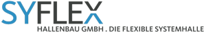 Flexible Systemhalle oder Stahlhalle von Syflex